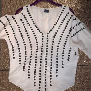 Beautiful charmed cold shoulder blouse